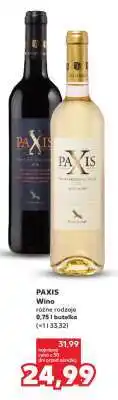 Kaufland PAXIS Wino różne rodzaje 0,75 l butelka oferta