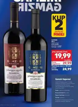 Kaufland Gamziri Saperavi oferta