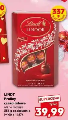 Kaufland LINDT Praliny czekoladowe różne rodzaje 337 g opakowanie oferta