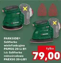 Kaufland PARKSIDE Szlifierka wielofunkcyjna PAMSG 20-Li B1 lub Szlifierka mimośrodowa PAEXSG 20-LiB1 oferta