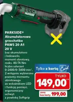 Kaufland PARKSIDE Akumulatorowa grzechotka PAWS 20 A1 20 V oferta