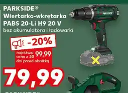 Kaufland PARKSIDE Wiertarko-wkrętarka PABS 20-Li H9 20 V oferta
