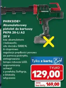 Kaufland PARKSIDE Akumulatorowy pistolet do kartuszy PKPA 20-Li A2 20 V oferta