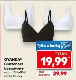 Kaufland OYANDA Biustonosz bezszwowy oferta
