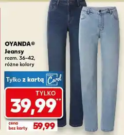 Kaufland OYANDA Jeansy oferta