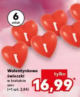Kaufland Walentynkowe świeczki oferta