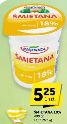 Groszek Śmietana 18% Piątnica oferta