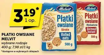 Płatki owsiane Melvit