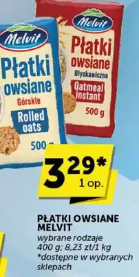 Groszek Płatki owsiane Melvit oferta