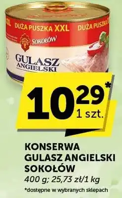 Groszek Konserwa Gulasz Angielski Sokołów oferta