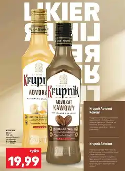 Kaufland Likier Krupnik Advokat Kawowy oferta