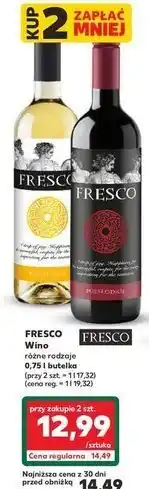 Kaufland Wino Fresco Semi Sweet oferta