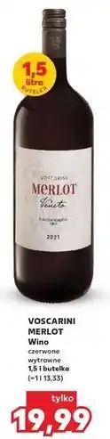Kaufland Wino Voscarini Merlot oferta
