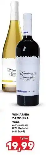 Kaufland Wino Winiarnia Zamojska Czarna Porzeczka oferta