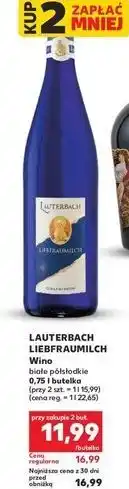 Kaufland Wino Lauterbach Liebfraumilch oferta