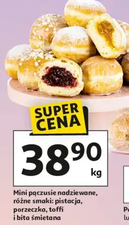 Auchan Mini pączki nadziewane bitą śmietaną oferta
