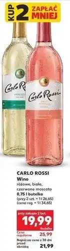 Kaufland Wino Carlo Rossi Pink Moscato oferta