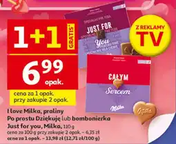 Auchan Czekolada Milka I Love You oferta