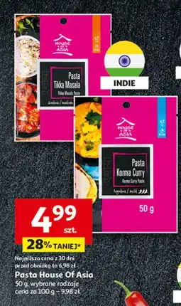 Auchan Pasta korma curry House Of Asia oferta