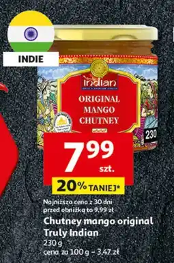 Auchan Chutney mango original Truly Indian oferta