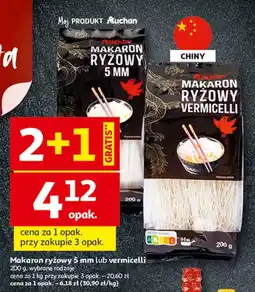 Auchan Makaron ryżowy vermicelli Auchan oferta