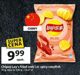 Auchan Chipsy spicy crayfish Lay's oferta
