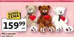 Auchan Miś z sercem 100 cm oferta