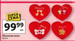 Auchan Serce pluszowe 80 cm oferta