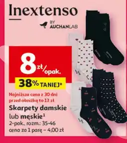 Auchan Skarpety męskie Inextenso By Auchan oferta