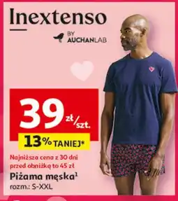 Auchan Piżama męska s-xxl Inextenso By Auchan oferta