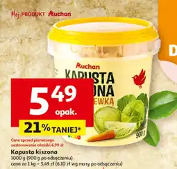 Auchan Kapusta kiszona z marchewką Auchan oferta