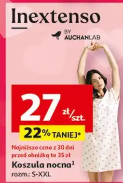 Auchan Koszula nocna s-xxl Inextenso By Auchan oferta