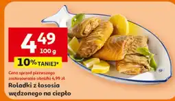 Auchan Roladki z łososia oferta