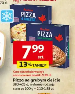 Auchan Pizza z szynką i pieczarkami Auchan oferta