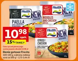 Auchan Paella danie z krewetkami po hiszpańsku Frosta oferta