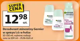 Auchan Dezodorant thermic Garnier Mineral Action Control 72H oferta
