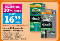Auchan Maszynka do golenia Wilkinson Xtreme 3 Black Edition oferta