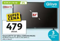 Auchan Telewizor 32'' 32hs231 Qilive oferta