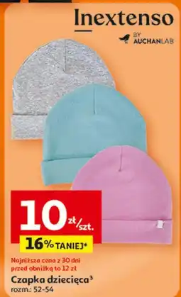 Auchan Czapka dziecięca zimowa Inextenso By Auchan oferta