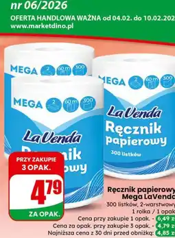 Dino Ręcznik papierowy Mega LaVenda oferta