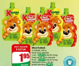 Dino Mus Kubuś (banan, truskawka, jabłko) oferta