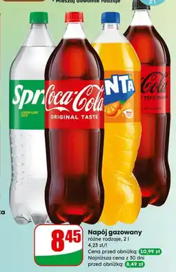 Dino Napój gazowany (Sprite, Coca-Cola, Fanta, Coca-Cola Zero Sugar) oferta