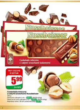 Dino Czekolada mleczna z całymi orzechami Nussbeisser oferta