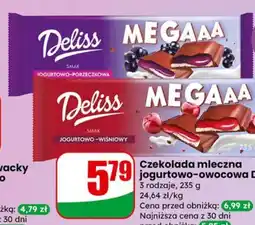 Dino Czekolada mleczna jogurtowo-owocowa Deliss oferta