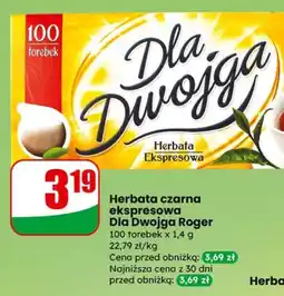 Dino Herbata czarna ekspresowa Dla Dwojga Roger oferta