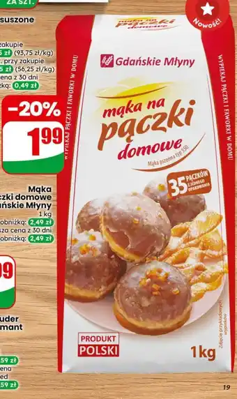 Mąka na pączki domowe Gdańskie Młyny