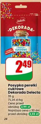 Dino Posypka perełki cukrowe Dekorada Delecta oferta