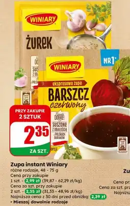 Dino Zupa instant Winiary (barszcz czerwony, żurek) oferta