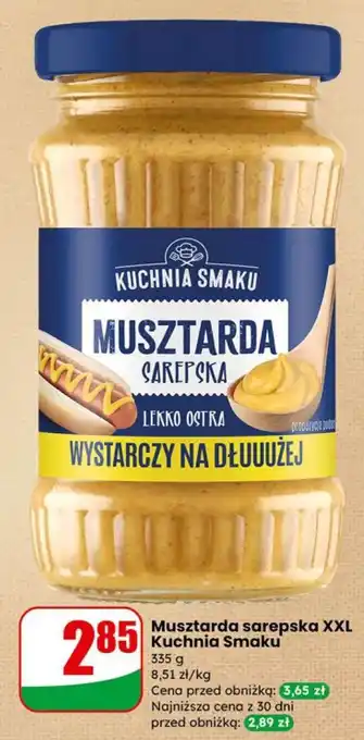 Dino Musztarda sarepska XXL Kuchnia Smaku oferta