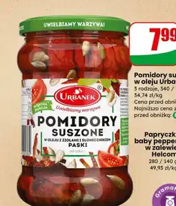 Dino Pomidory suszone w oleju Urbanek oferta
